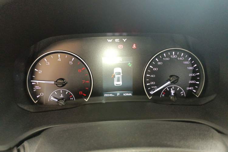 Used Wey VV5 2021 1.5T Two-Wheel Drive Color Pioneer Instrument Cluster