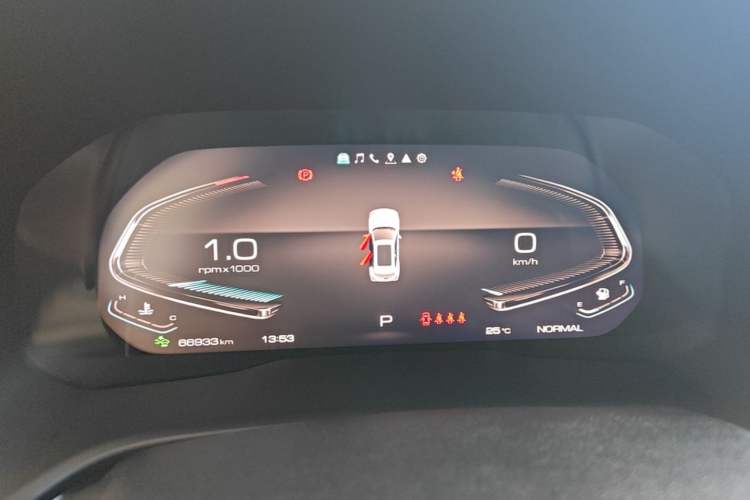 Used Wey VV5 2021 1.5T Two-Wheel Drive Smart Pioneer Instrument Cluster