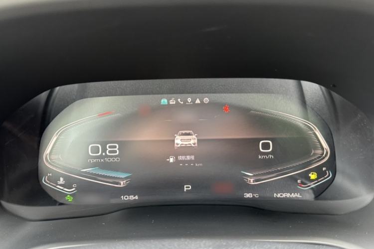 Used Wey VV5 2021 1.5T Two-Wheel Drive Smart Pioneer Instrument Cluster