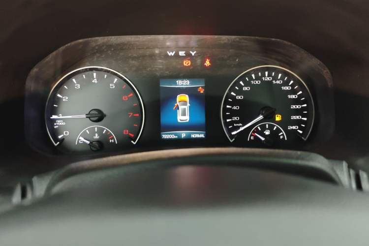 Used Wey VV5 2021 1.5T Two-Wheel Drive Color Pioneer Instrument Cluster
