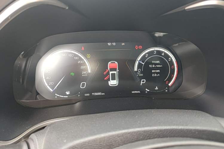 Used Wey VV6 2018 2.0T Two-Wheel-Drive Ultra-Luxury Version China V Standard Instrument Cluster