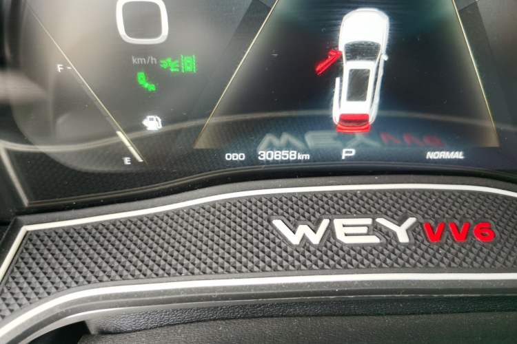 Used Wey VV6 2018 2.0T Two-Wheel-Drive Ultra-Luxury Version China V Standard Odometer Close Up