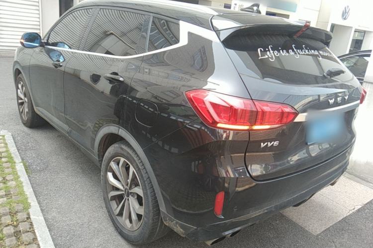 Used Wey VV6 2018 2.0T Two-Wheel-Drive Ultra-Luxury Version China V Standard Rear Left 45 Deg