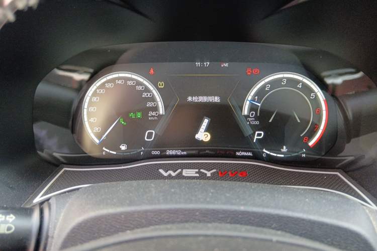 Used Wey VV6 2018 2.0T Two-Wheel-Drive Ultra-Luxury Version China V Standard Odometer Close Up