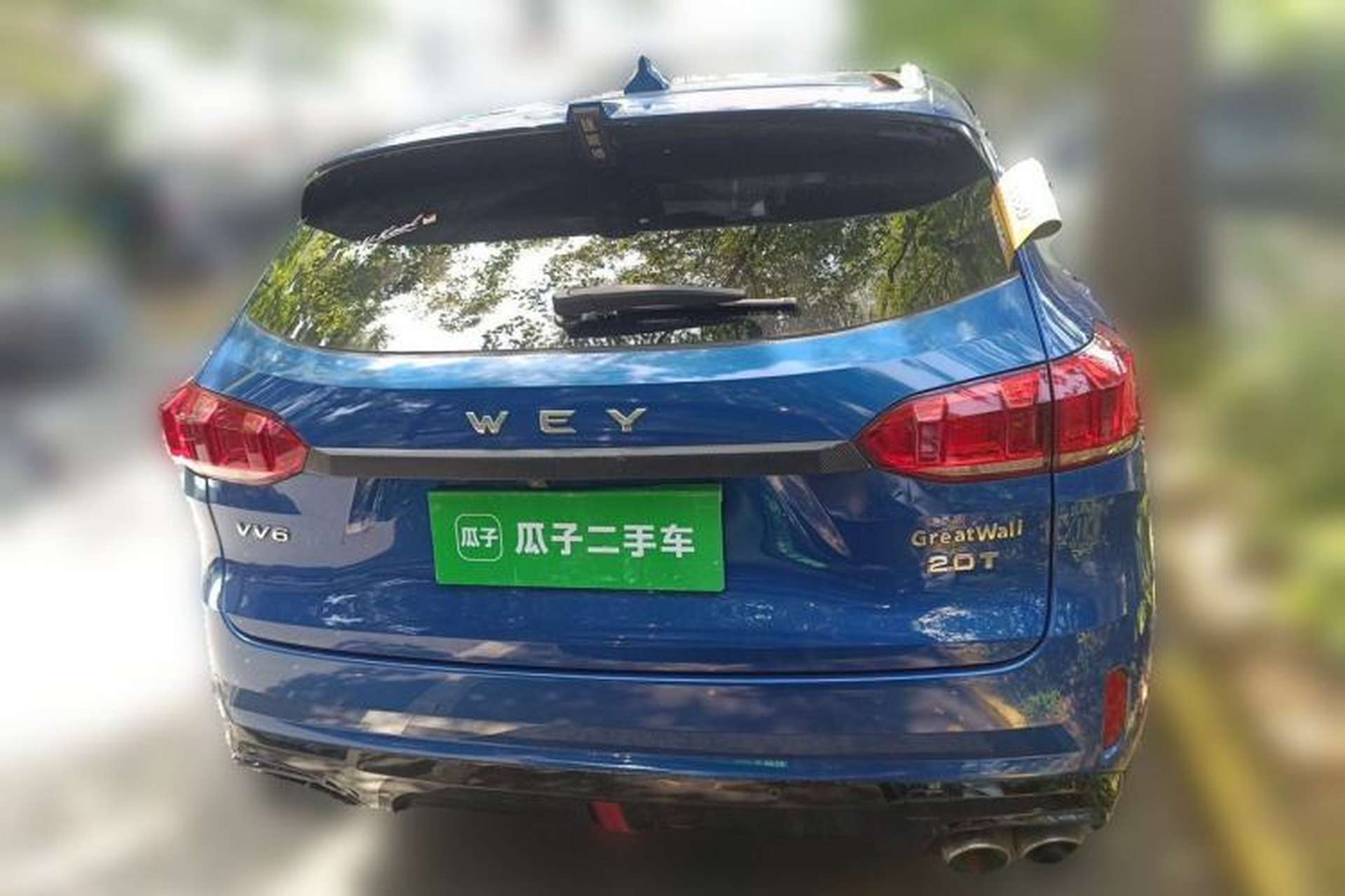 Used Wey VV6 2018 2.0T Two-Wheel Drive Flagship Version China V Standard Rear