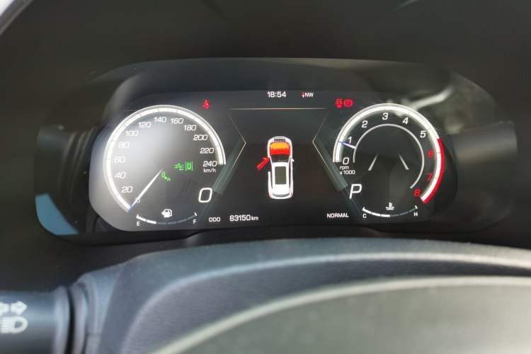 Used Wey VV6 2018 2.0T Two-Wheel Drive Flagship Version China V Standard Instrument Cluster