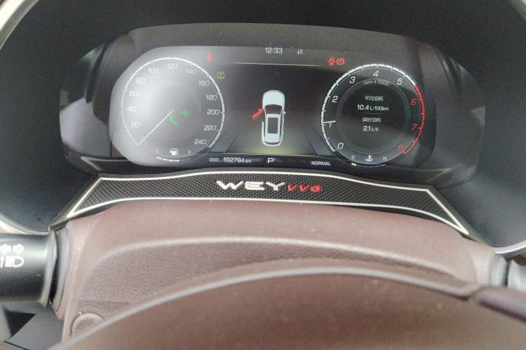 Used Wey VV6 2018 2.0T Two-Wheel Drive Flagship Version China V Standard Odometer Close Up