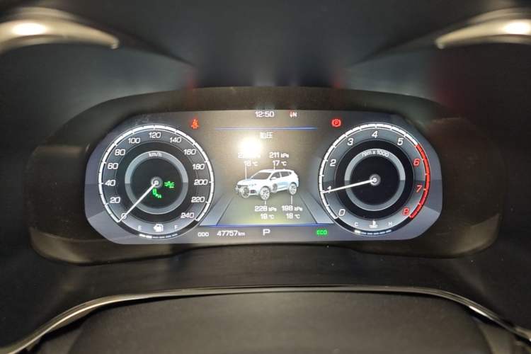 Used Wey VV6 2018 2.0T Two-Wheel Drive Flagship Version China V Standard Instrument Cluster