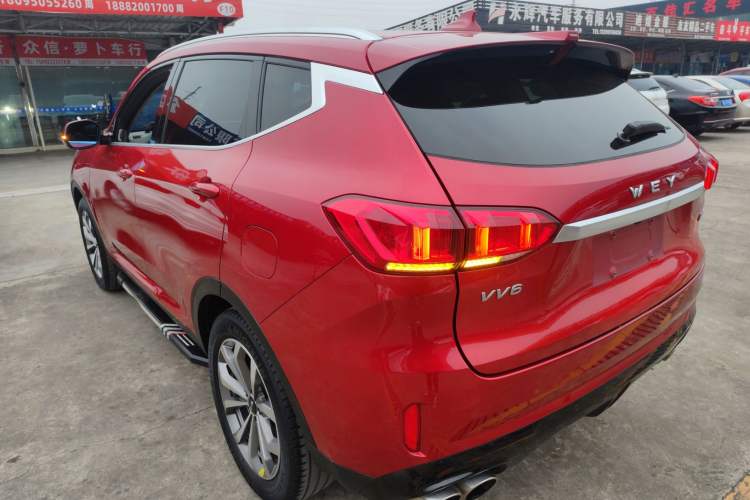 Used Wey VV6 2018 2.0T Two-Wheel-Drive Ultra-Luxury Version China V Standard Rear Left 45 Deg