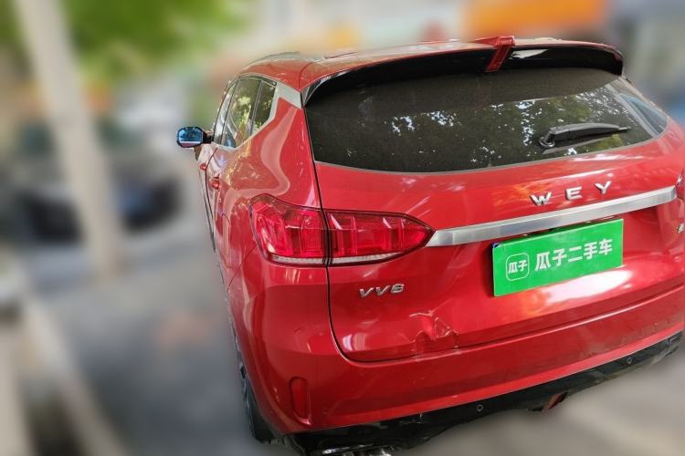 Used Wey VV6 2018 2.0T Two-Wheel-Drive Ultra-Luxury Version China V Standard Rear Left 45 Deg