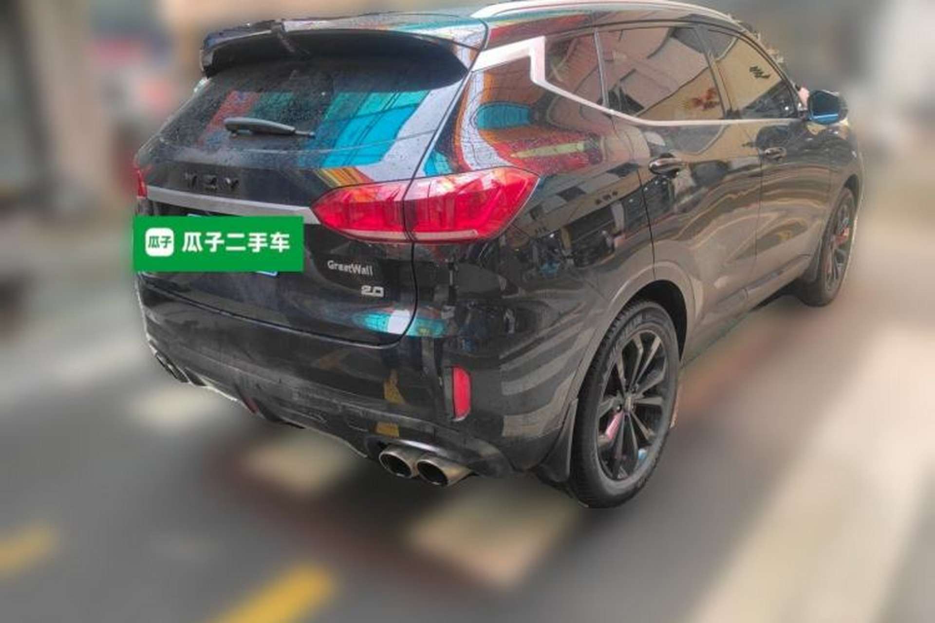 Used Wey VV6 2018 2.0T Two-Wheel-Drive Ultra-Luxury Version China V Standard Rear Right 45 Deg