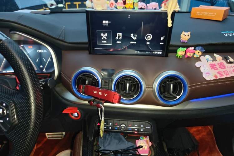 Used Wey VV6 2018 2.0T Two-Wheel-Drive Ultra-Luxury Version China V Standard Audio And AC Panel