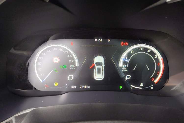 Used Wey VV6 2018 2.0T Four-Wheel Drive Flagship Version China V Standard Instrument Cluster