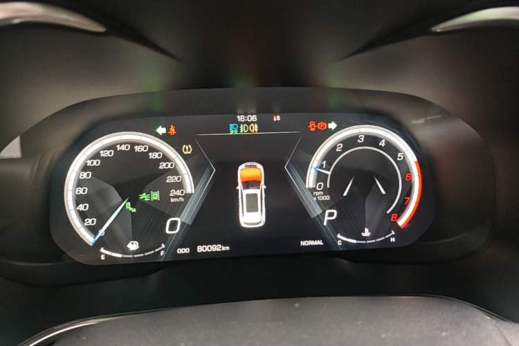 Used Wey VV6 2018 2.0T Two-Wheel-Drive Ultra-Luxury Version China V Standard Instrument Cluster