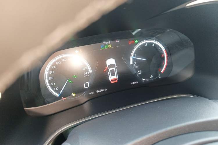 Used Wey VV6 2018 2.0T Two-Wheel Drive Flagship Version China V Standard Instrument Cluster