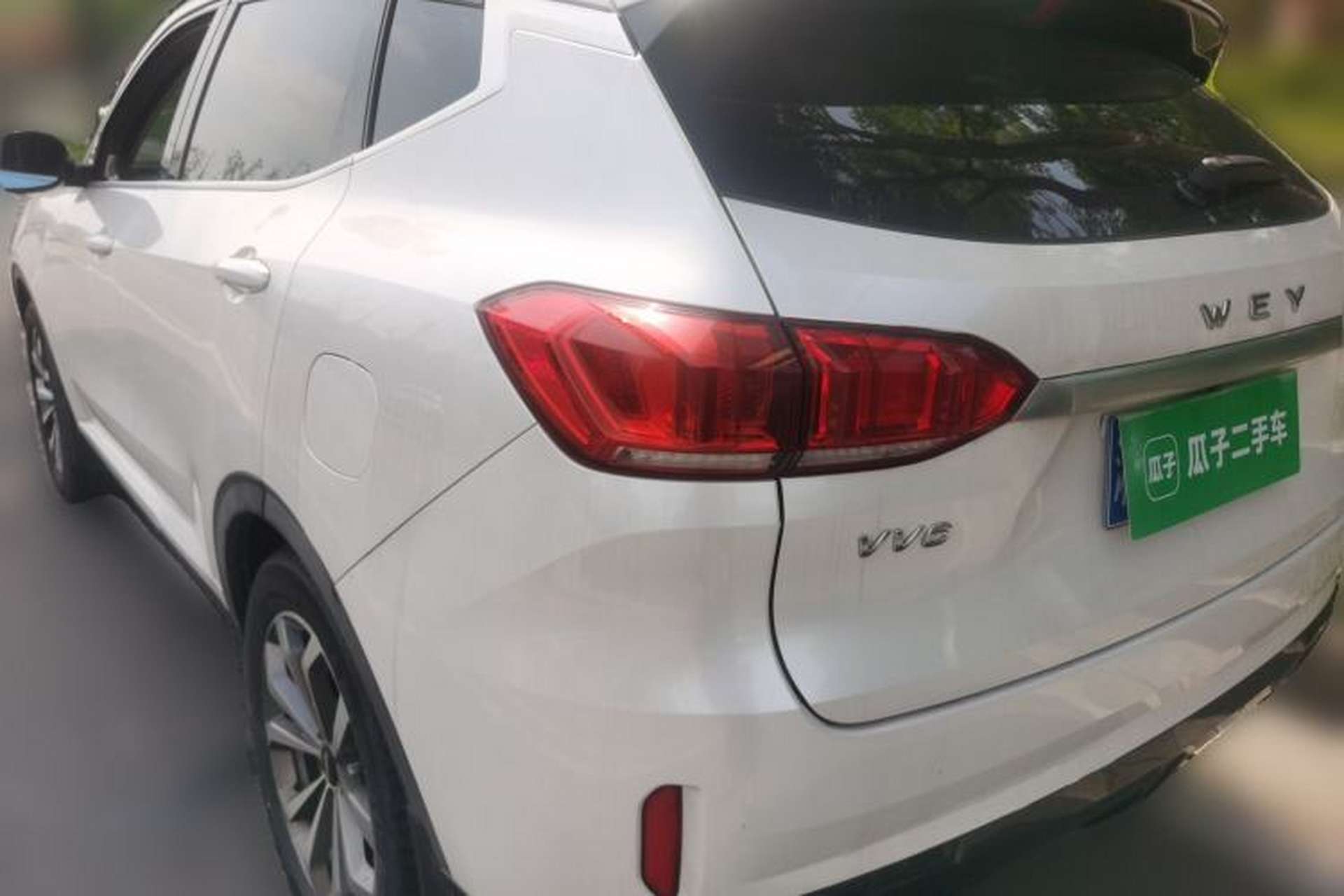 Used Wey VV6 2018 2.0T Two-Wheel-Drive Ultra-Luxury Version China V Standard Rear Left 45 Deg