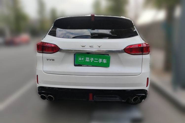 Used Wey VV6 2018 2.0T Two-Wheel Drive Flagship Version China V Standard Rear