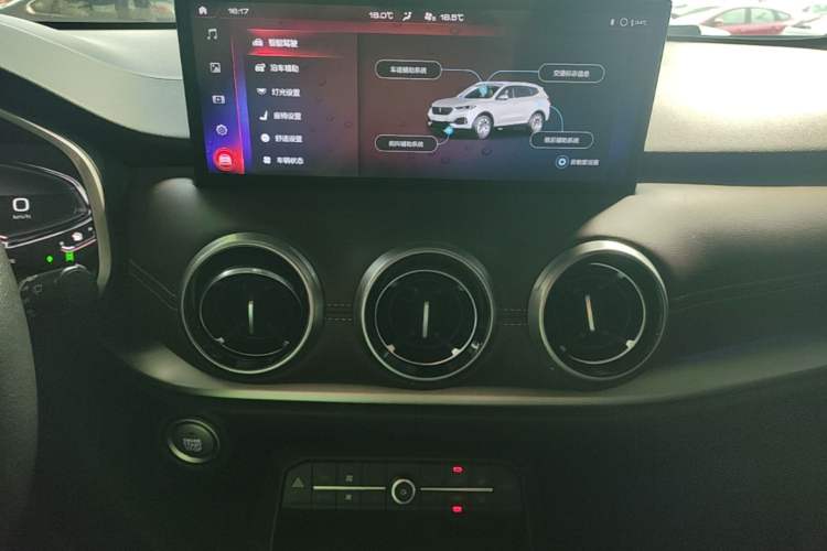 Used Wey VV6 2019 2.0T Four-Wheel Drive Flagship Version China VI Standard Audio And AC Panel