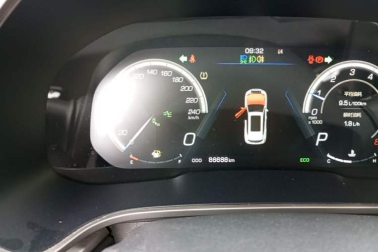 Used Wey VV6 2019 2.0T Two-Wheel-Drive Ultra-Luxury Version China VI Standard Instrument Cluster