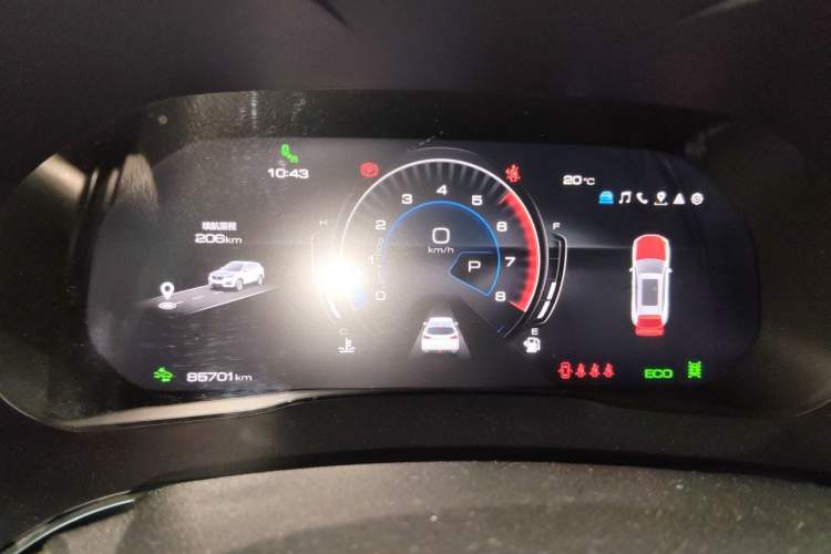 Used Wey VV6 2019 2.0T Two-Wheel-Drive Flagship Version China VI Standard Instrument Cluster