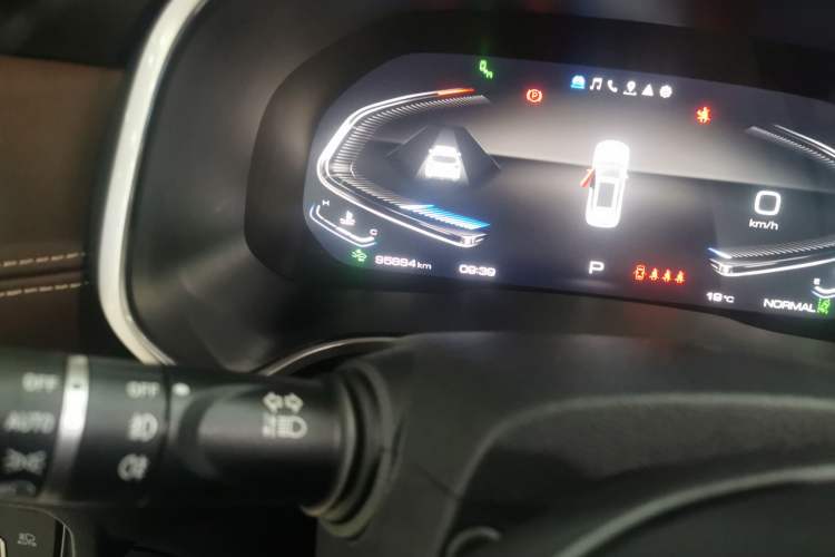 Used Wey VV6 2019 2.0T Two-Wheel-Drive Flagship Version China VI Standard Odometer Close Up