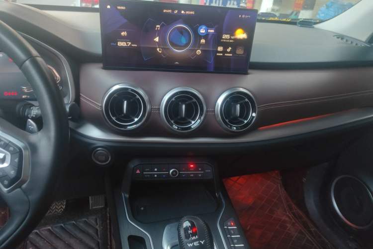 Used Wey VV6 2019 2.0T Four-Wheel Drive Flagship Version China VI Standard Audio And AC Panel