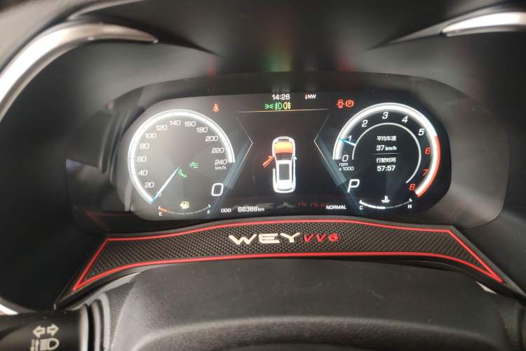 Used Wey VV6 2019 2.0T Two-Wheel-Drive Ultra-Luxury Version China VI Standard Instrument Cluster
