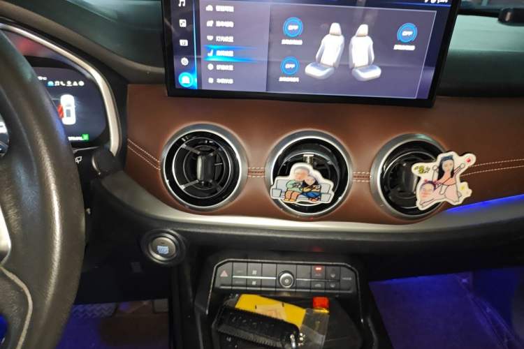 Used Wey VV6 2020 2.0T Two-Wheel Drive Smart Enjoyment+ Audio And AC Panel