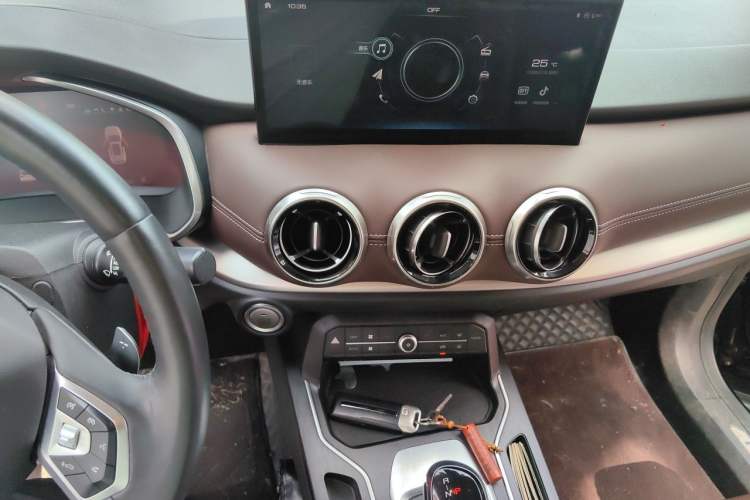 Used Wey VV6 2020 2.0T Two-Wheel Drive Smart Protection+ Audio And AC Panel