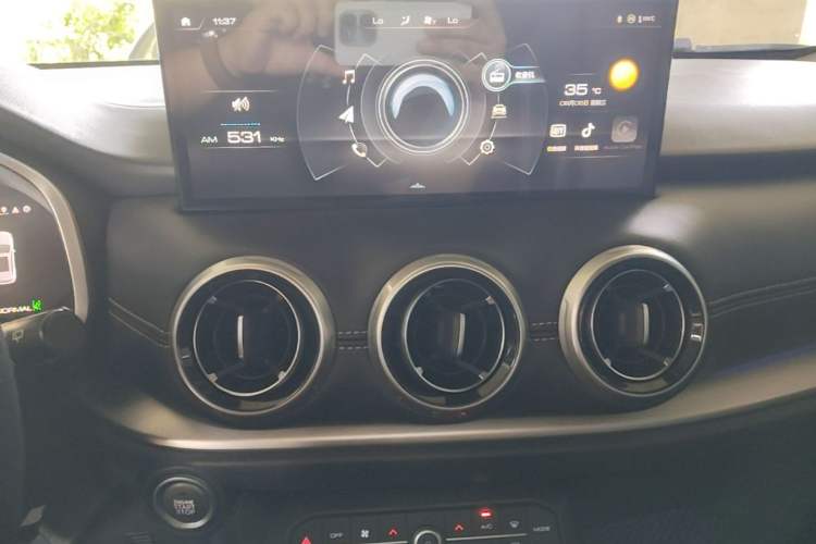 Used Wey VV6 2020 2.0T Two-Wheel Drive Smart Protection+ Audio And AC Panel