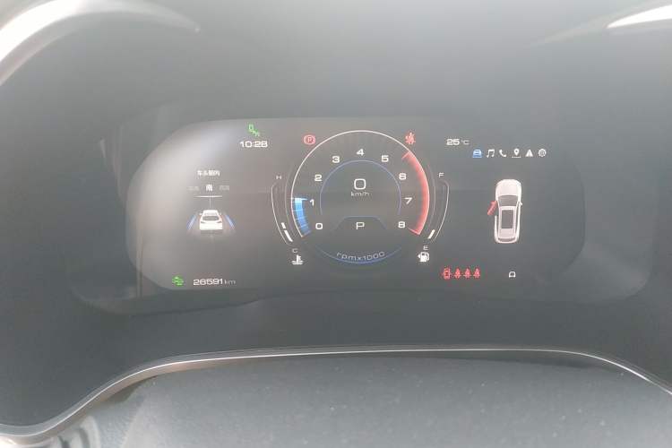 Used Wey VV6 2020 2.0T Four-Wheel Drive Zhiyu+ Odometer Close Up