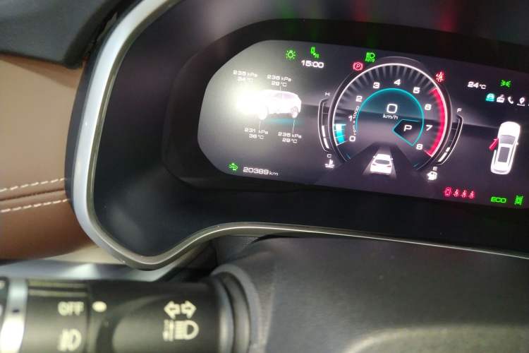 Used Wey VV6 2020 2.0T Two-Wheel Drive Smart Protection+ Odometer Close Up