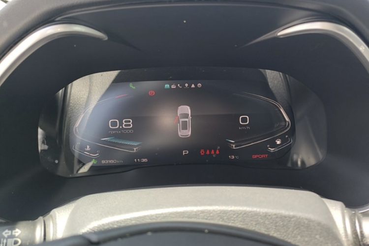 Used Wey VV6 2020 2.0T Two-Wheel Drive Smart Protection+ Odometer Close Up