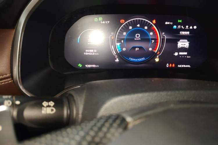 Used Wey VV6 2020 2.0T Two-Wheel Drive Smart Protection+ Odometer Close Up