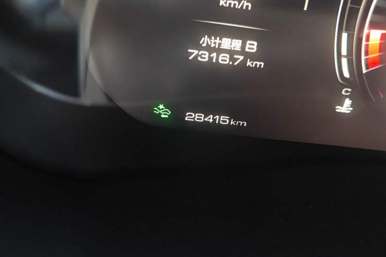 Used Wey VV6 2020 2.0T Two-Wheel Drive Smart Protection+ Odometer Close Up