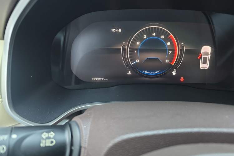 Used Wey VV6 2020 2.0T Two-Wheel Drive Smart Enjoyment+ Odometer Close Up