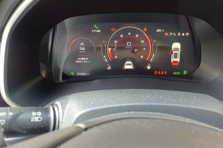 Used Wey VV6 2020 2.0T Two-Wheel Drive Smart Protection+ Odometer Close Up