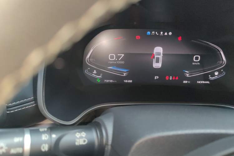 Used Wey VV6 2020 2.0T Two-Wheel Drive Smart Enjoyment+ Odometer Close Up