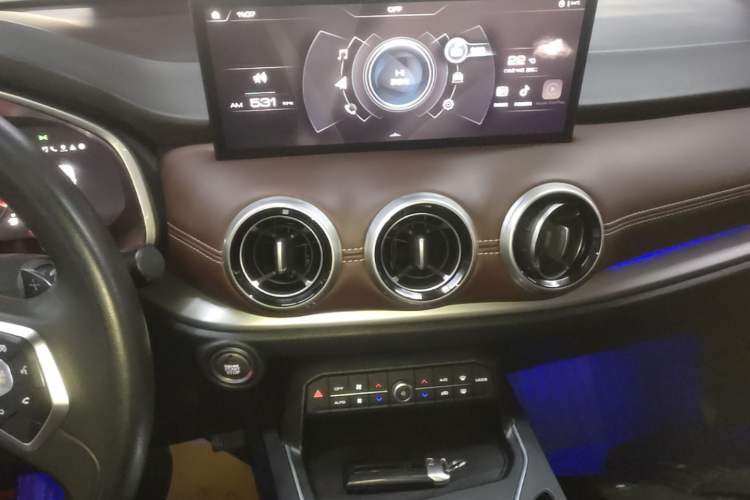 Used Wey VV6 2020 2.0T Two-Wheel Drive Smart Protection+ Audio And AC Panel