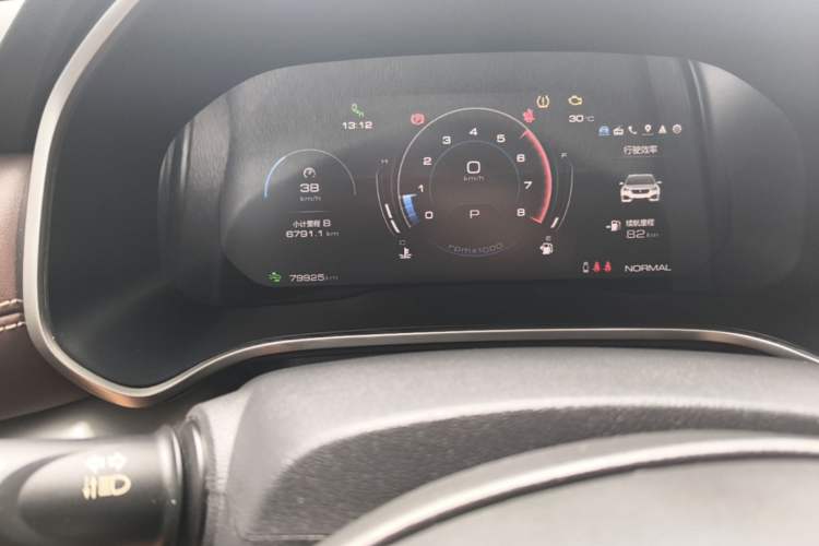 Used Wey VV6 2020 2.0T Two-Wheel Drive Smart Enjoyment+ Odometer Close Up