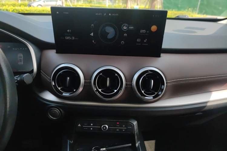 Used Wey VV6 2020 2.0T Two-Wheel Drive Smart Enjoyment+ Audio And AC Panel
