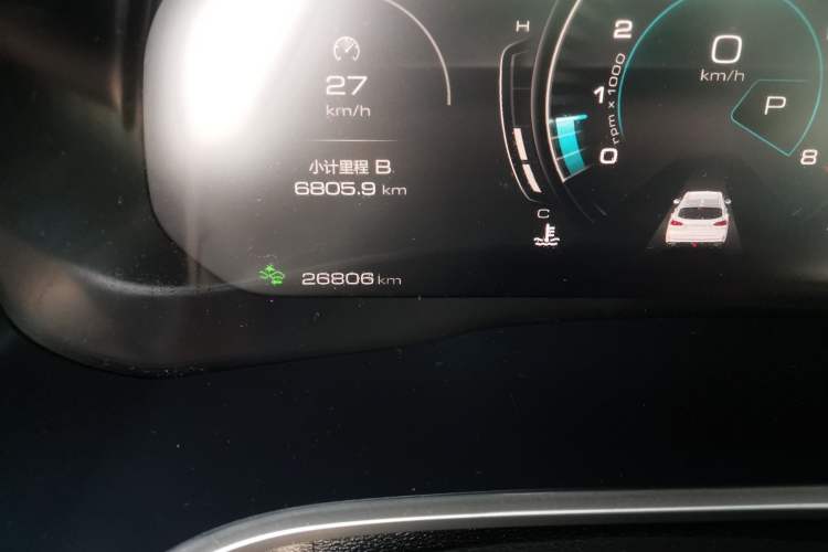 Used Wey VV6 2020 2.0T Four-Wheel Drive Zhiyu+ Odometer Close Up