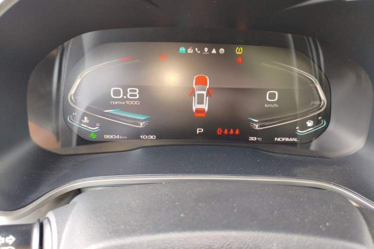 Used Wey VV6 2020 2.0T Two-Wheel Drive Smart Protection+ Odometer Close Up