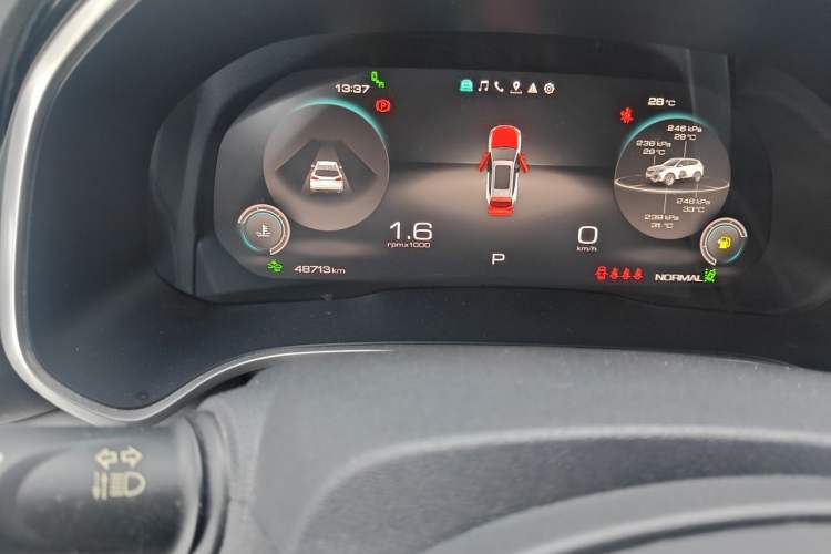 Used Wey VV6 2020 2.0T Two-Wheel Drive Smart Protection+ Odometer Close Up