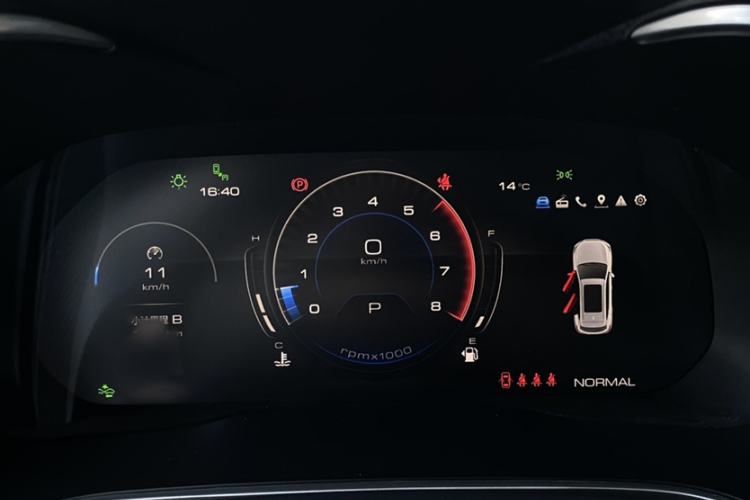 Used Wey VV6 2020 2.0T Two-Wheel Drive Smart Enjoyment+ Instrument Cluster