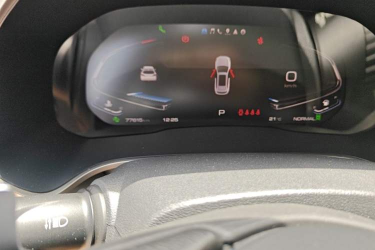 Used Wey VV6 2020 2.0T Two-Wheel Drive Smart Enjoyment+ Odometer Close Up