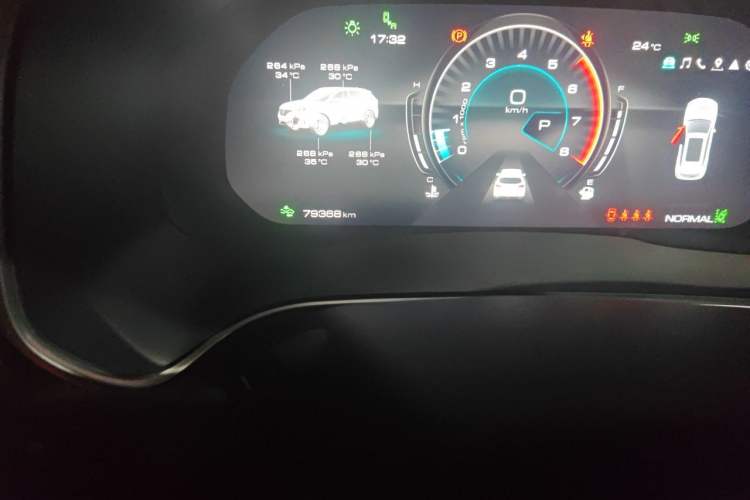 Used Wey VV6 2020 2.0T Two-Wheel Drive Smart Enjoyment+ Odometer Close Up