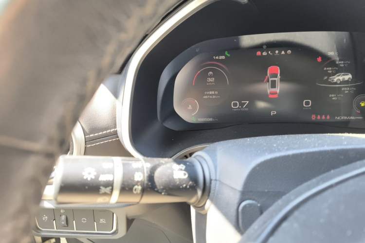 Used Wey VV6 2020 2.0T Two-Wheel Drive Smart Enjoyment+ Odometer Close Up