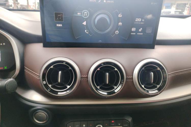 Used Wey VV6 2021 2.0T Two-Wheel Drive Smart Plus Audio And AC Panel