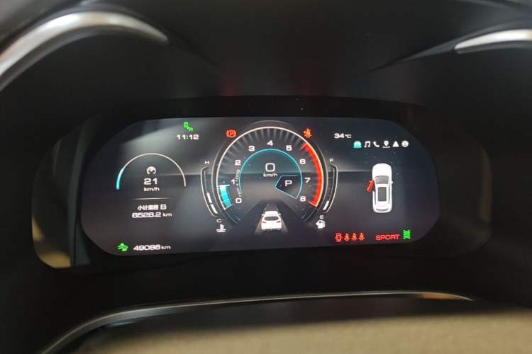 Used Wey VV6 2021 2.0T Two-Wheel Drive Smart Protection+ Instrument Cluster